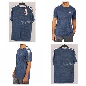 adidas men tech tee  IN BLUE